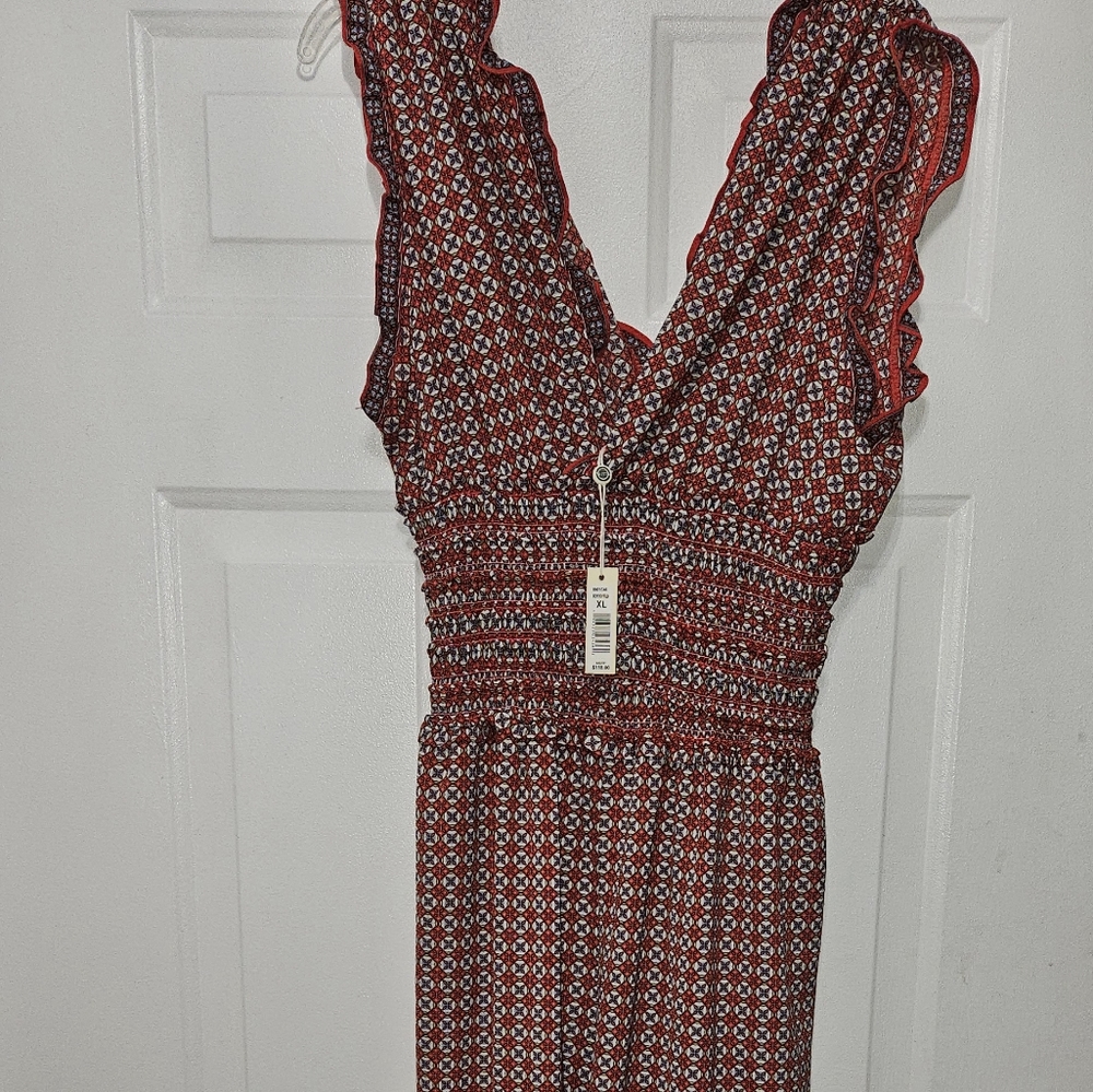 Max Studio crepe wide leg jumpsuit